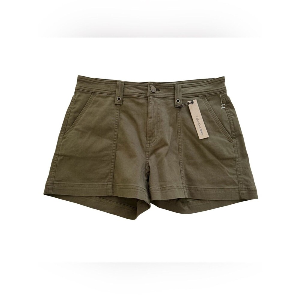 New Calvin Klein Jeans Shorts Khaki Size 8